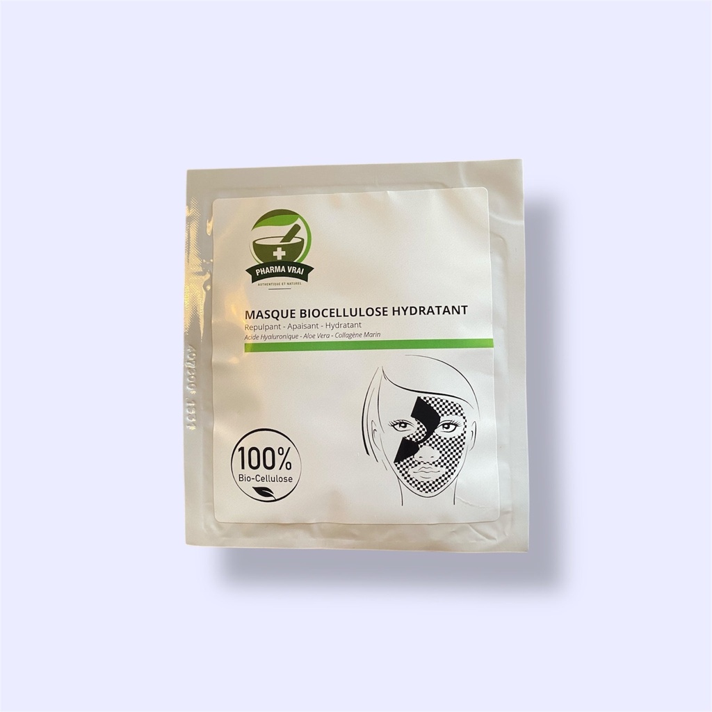Masque biocellulose hydratant