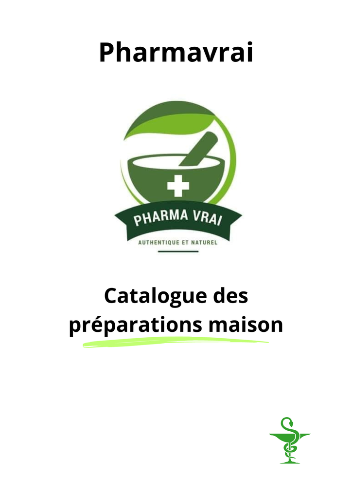 Catalogue de nos préparations
