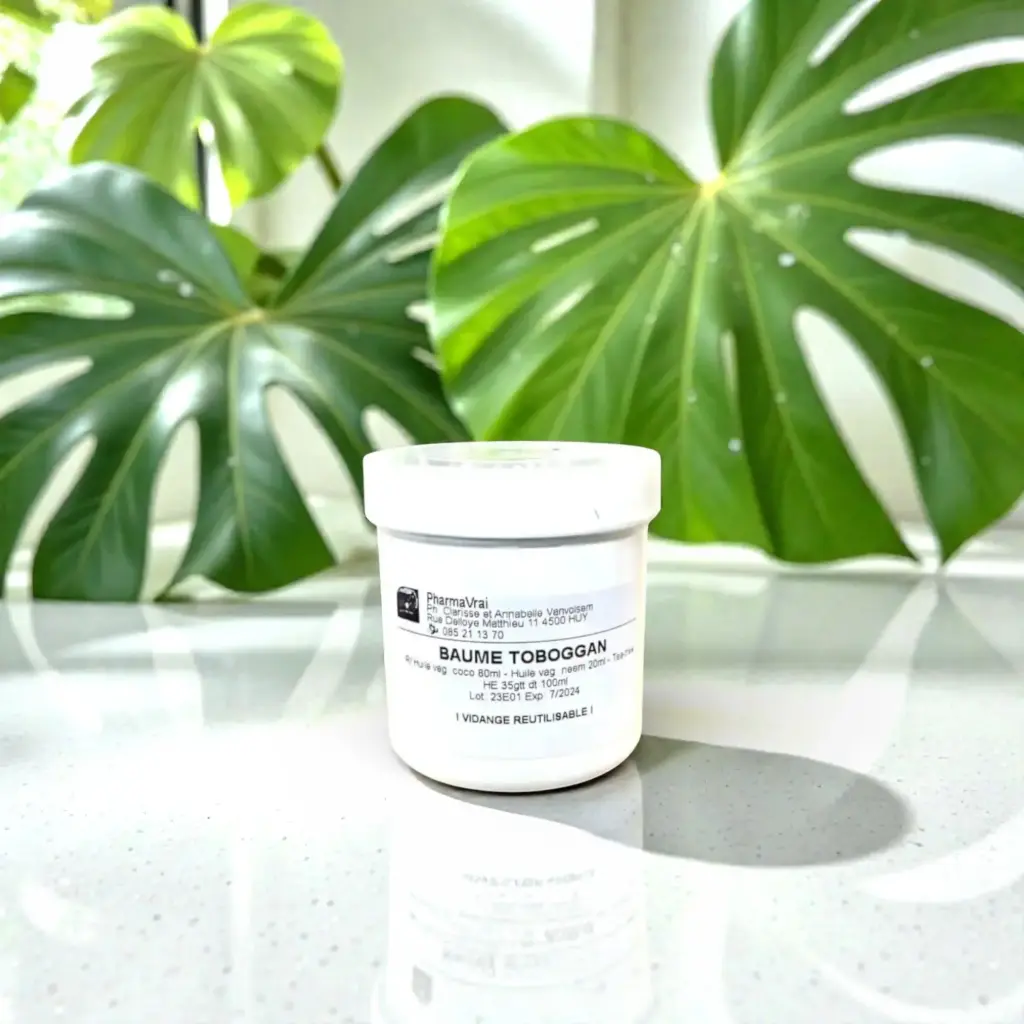 Baume toboggan poux