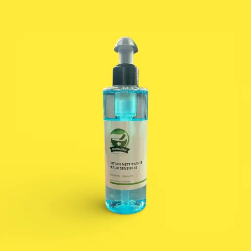 Lotion nettoyante peaux sensibles